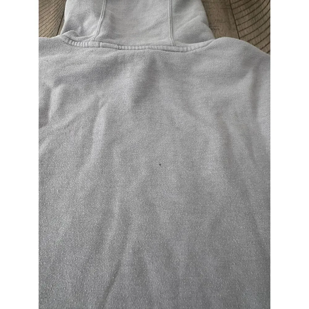 Marmot Hoodie Mens Medium Gray Mountain Logo Pullover Sweatshirt Casual